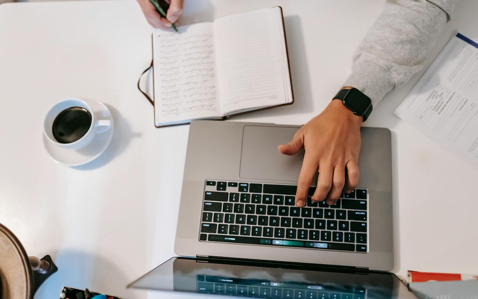 Team reviewing release notes